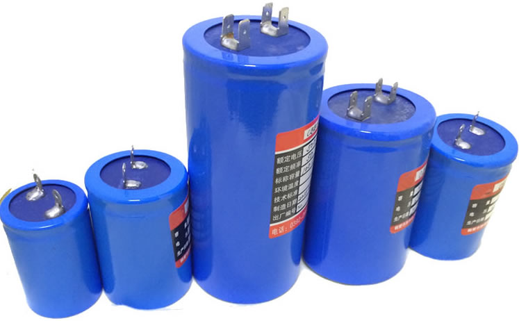 CBB60型金属化聚丙烯薄膜电容器实物图
