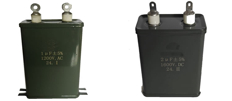 CBBT型交流金属化聚丙烯铁路电容器实物图